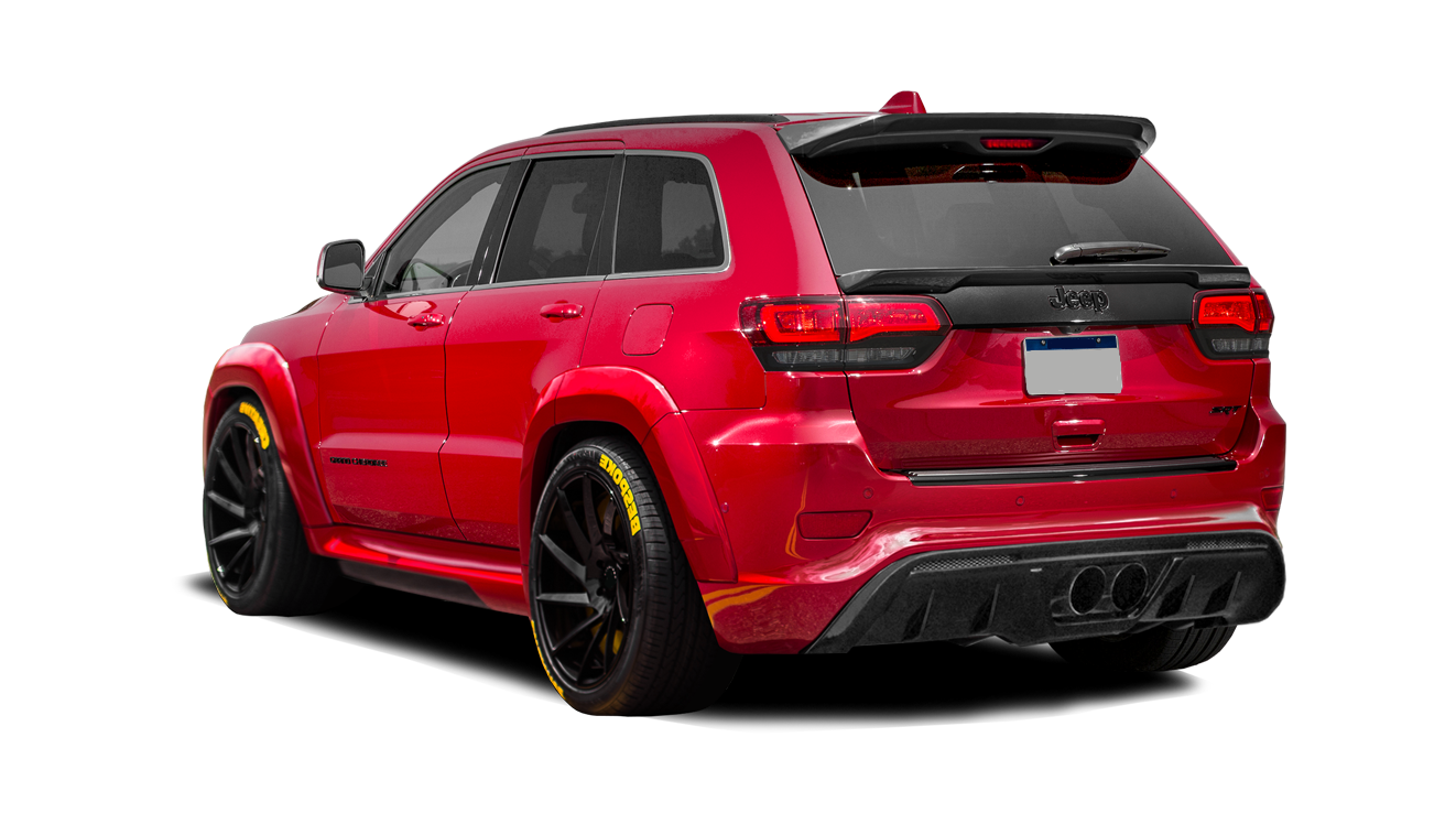 Check price and buy Renegade Design body kit for Jeep Grand Cherokee Trackhawk Tyrannos V3