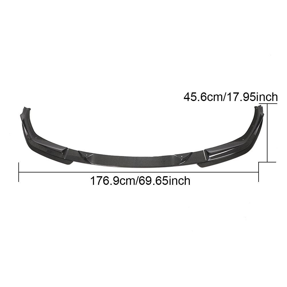 Carbon Fiber Front Bumper Lip for BMW 3 Series G20 M TECH Sedan