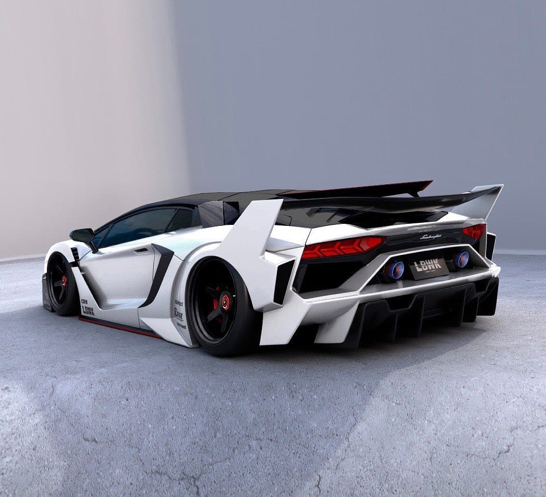 Check our price and buy Liberty Walk body kit for Lamborghini Aventador GT EVO!