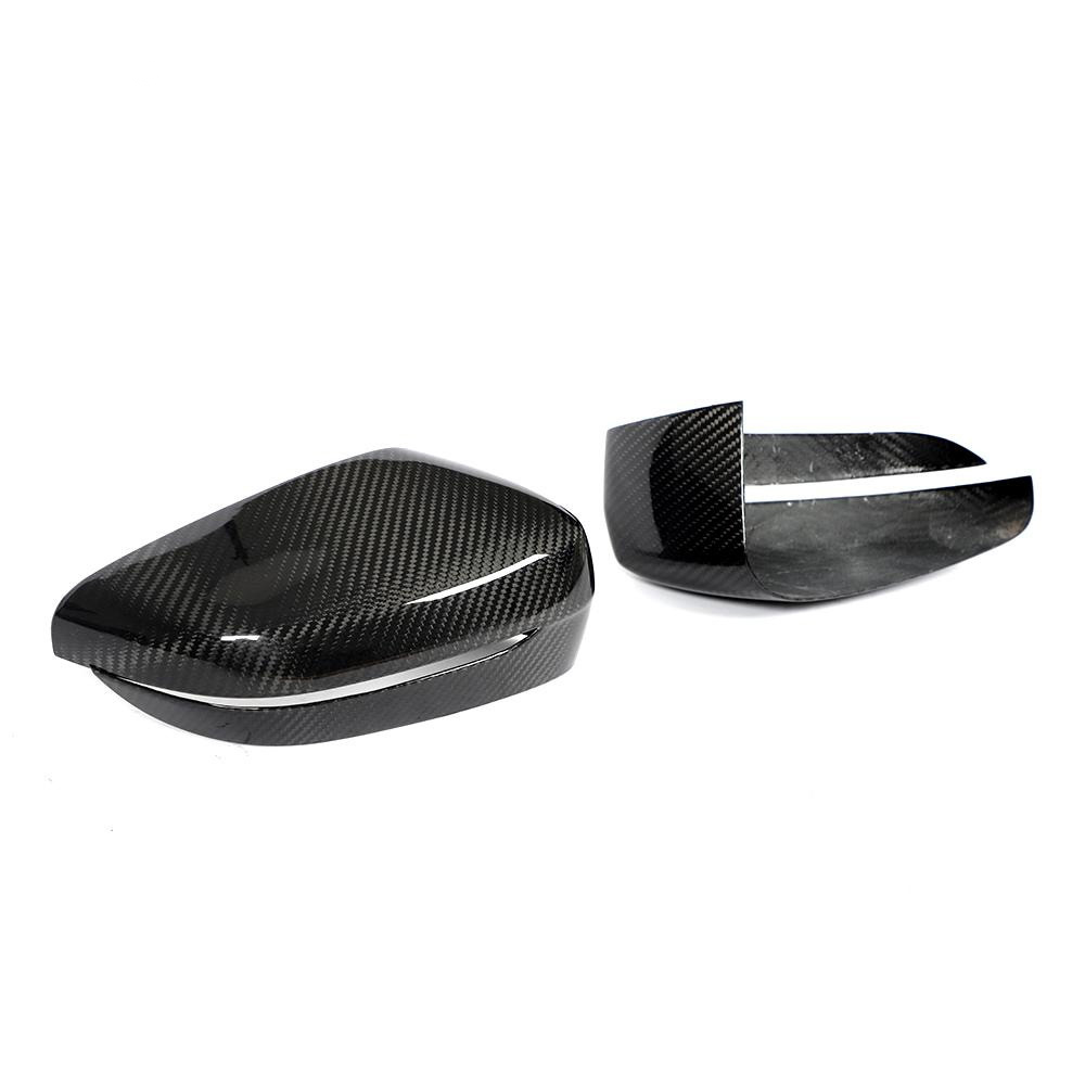 Carbon Fiber Mirror Covers For Hyundai Palisade 2020-2025 - ABS Plastic Side Door Mirror Trim