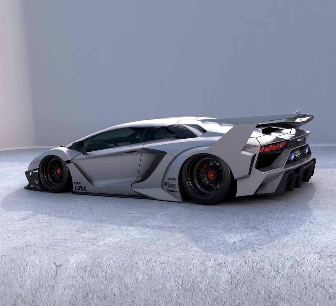 Check our price and buy Liberty Walk body kit for Lamborghini Aventador GT EVO!