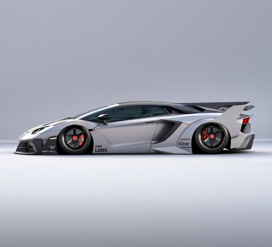 Check our price and buy Liberty Walk body kit for Lamborghini Aventador GT EVO!