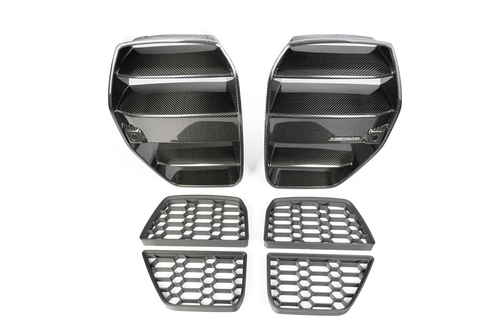 Radiator Grille Streetfighter Protective Nets Forged Carbon For BMW