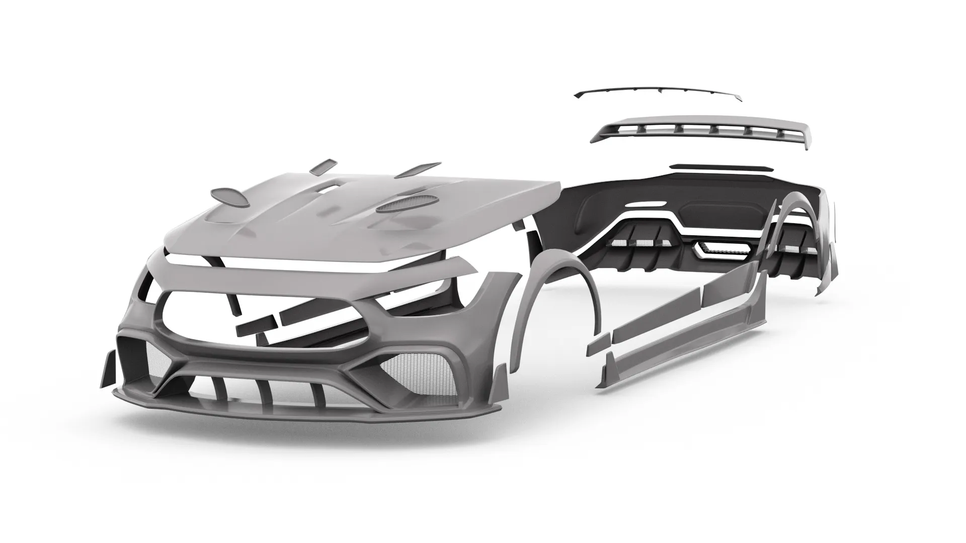 Check price and buy SCL Performance Carbon Fiber Body kit set for Mercedes-AMG GT X290 63S Diamant Gt
