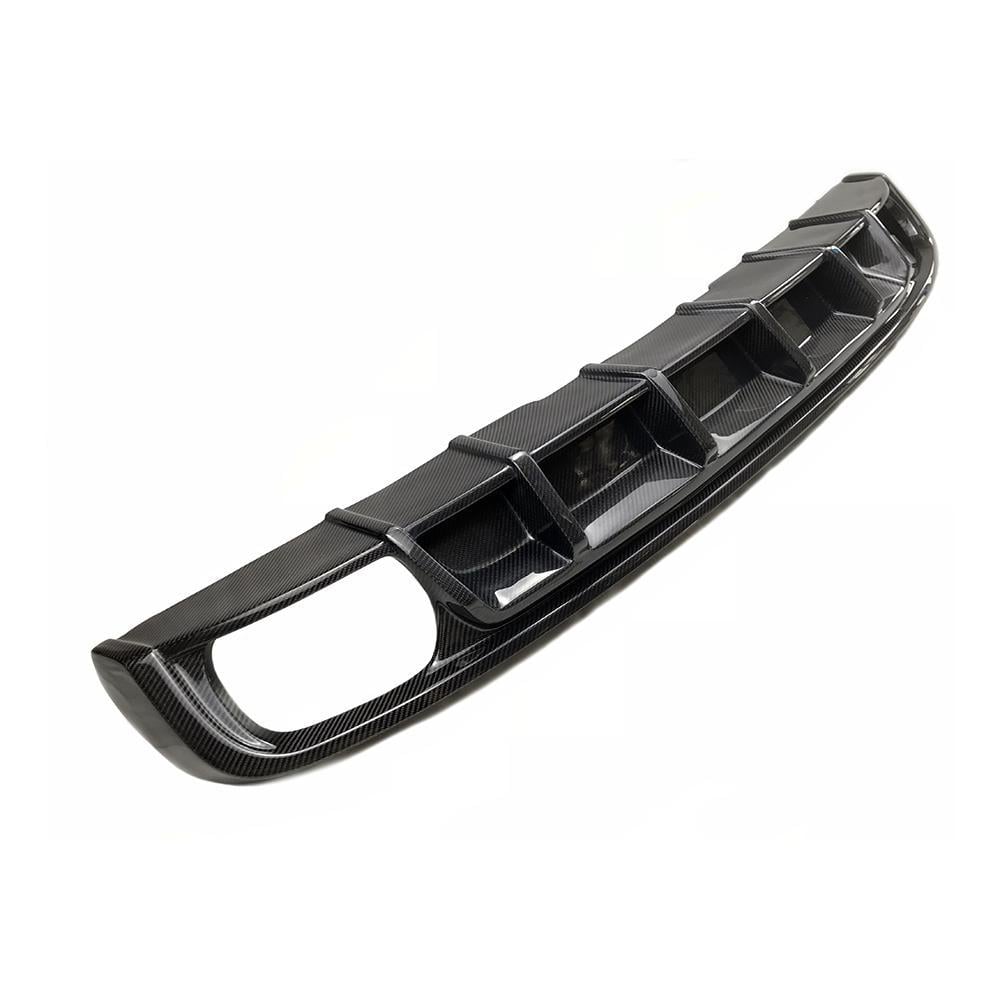 Hodoor Performance Carbon Fiber Rear Bumper Diffuser With Splitter For 