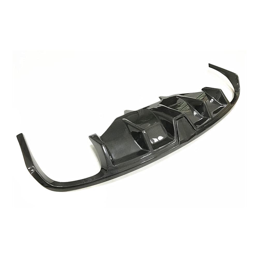 Hodoor Performance Carbon Fiber Rear Bumper Diffuser With Light Body