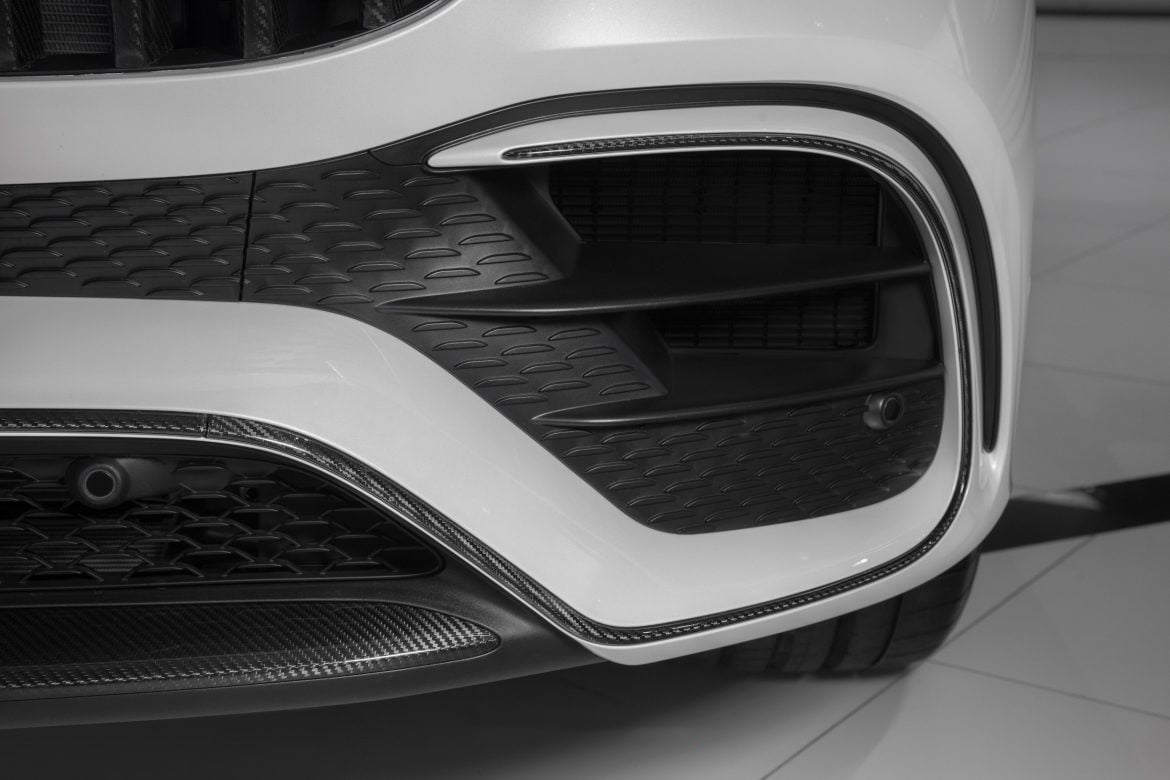 Front A Splitter Pcs Bs Style Carbon For Mercedes Benz Gle Coupe Amg