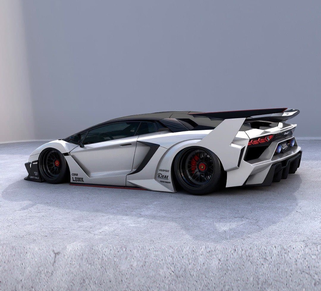 Check our price and buy Liberty Walk body kit for Lamborghini Aventador GT EVO!