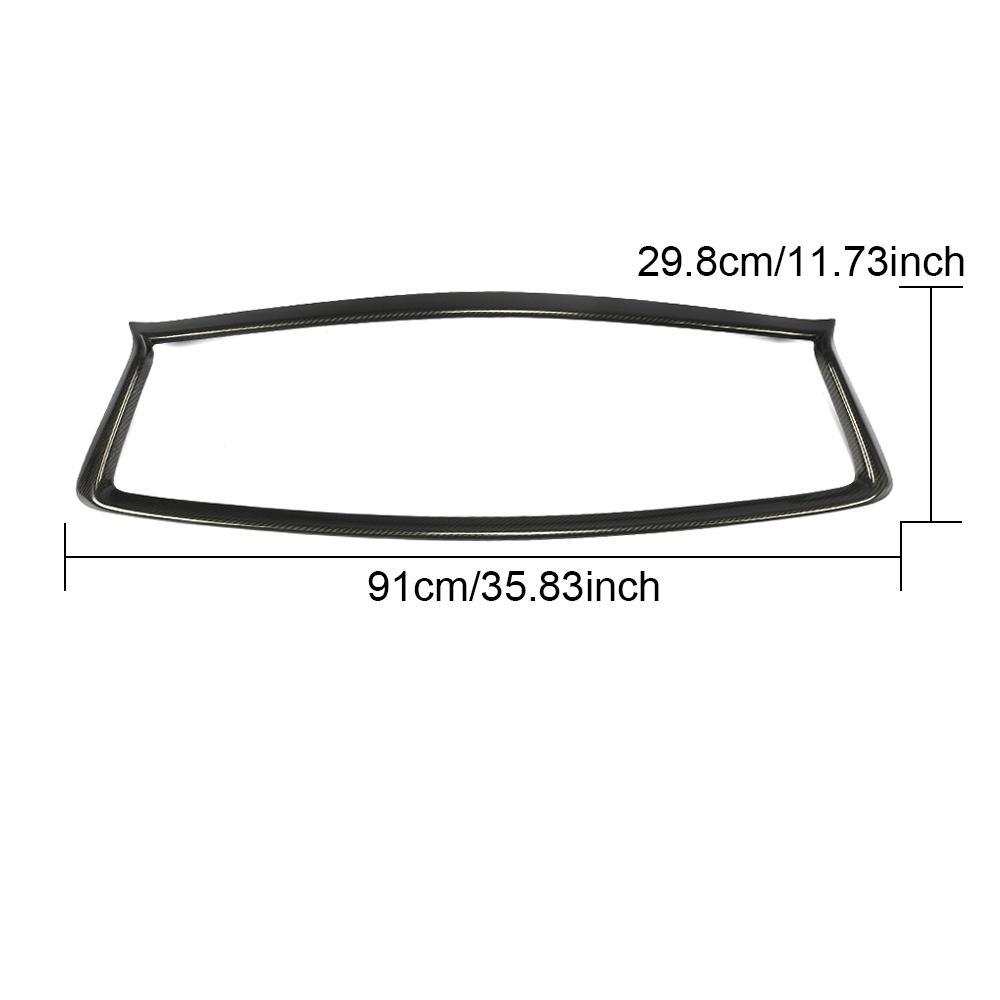Carbon Fiber Front Grill Cover for Infiniti Q50