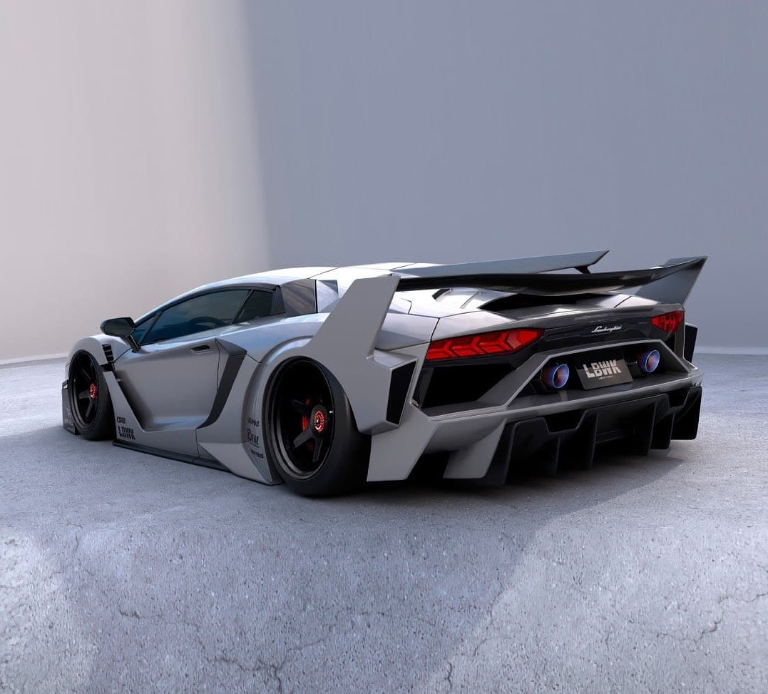 Check our price and buy Liberty Walk body kit for Lamborghini Aventador GT EVO!