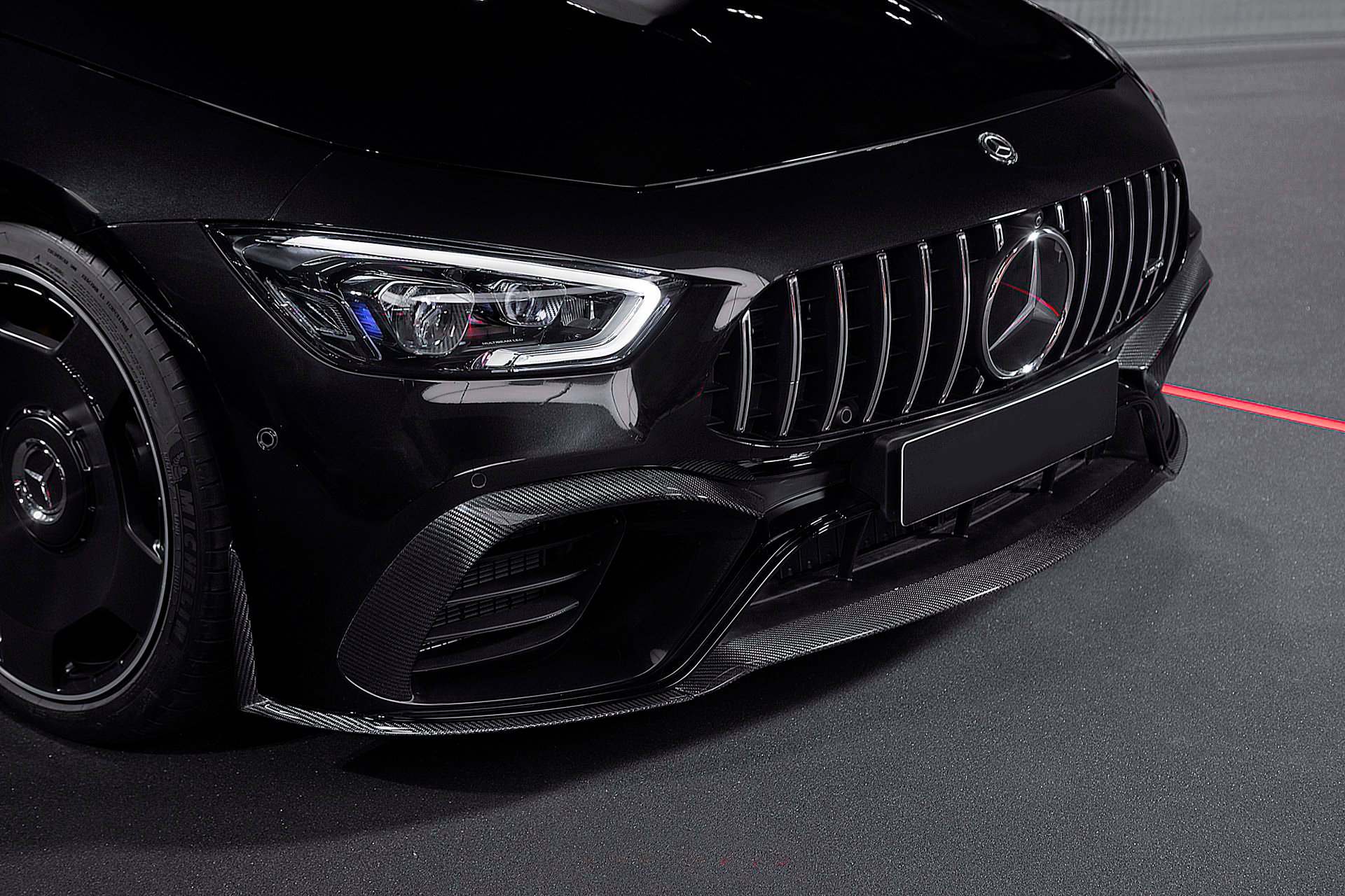 Hodoor Performance Carbon fiber Front Lip for Mercedes AMG GT