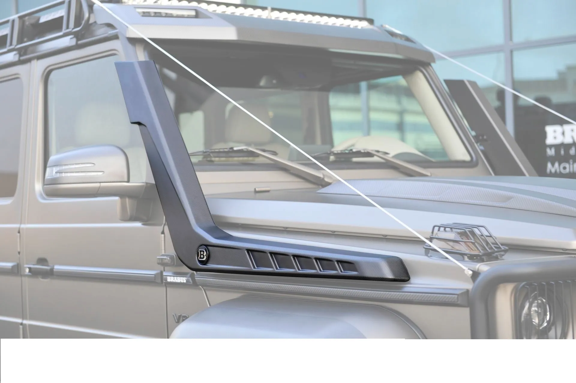 Carbon fiber air intakes for Mercedes G-class W463