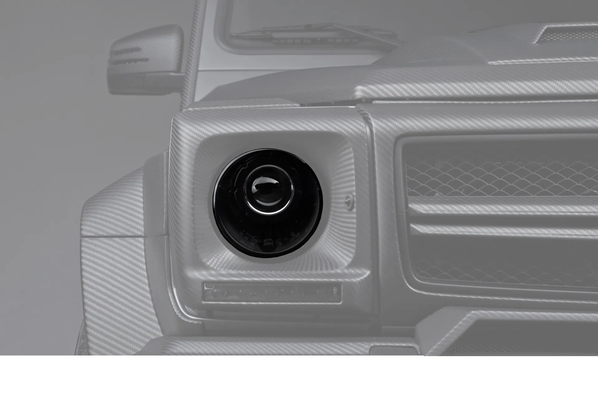 Carbon fiber headlights Black  for Mercedes G-class W463