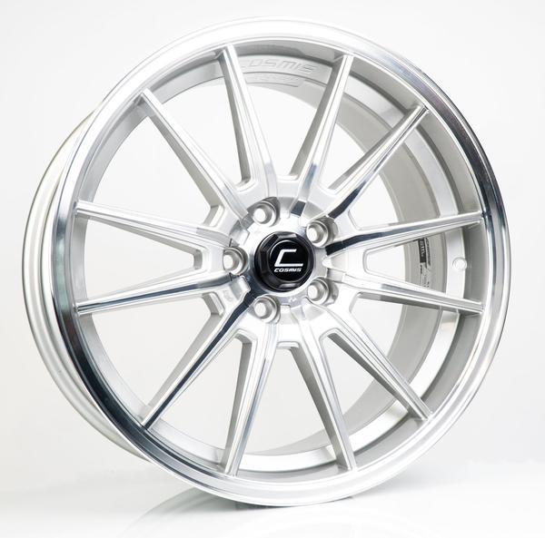 Cosmis R1 Silver Machined Face forget wheels
