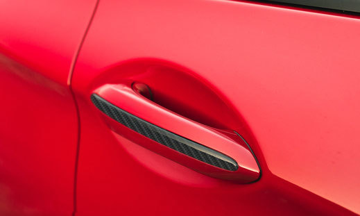 Hodoor Performance Carbon fiber door handles inserts for BMW 6-series GT