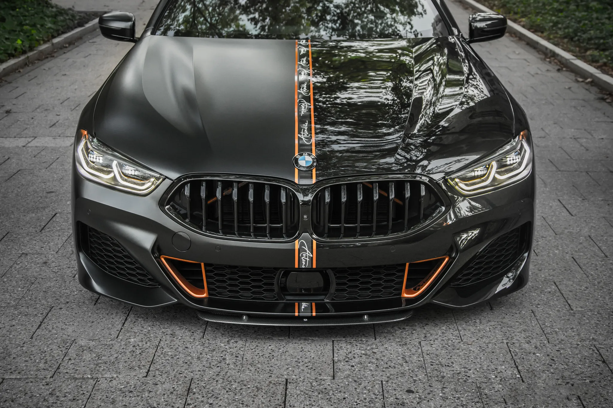 Sterckenn Carbon Fiber front splitter for BMW 8 G15 new style