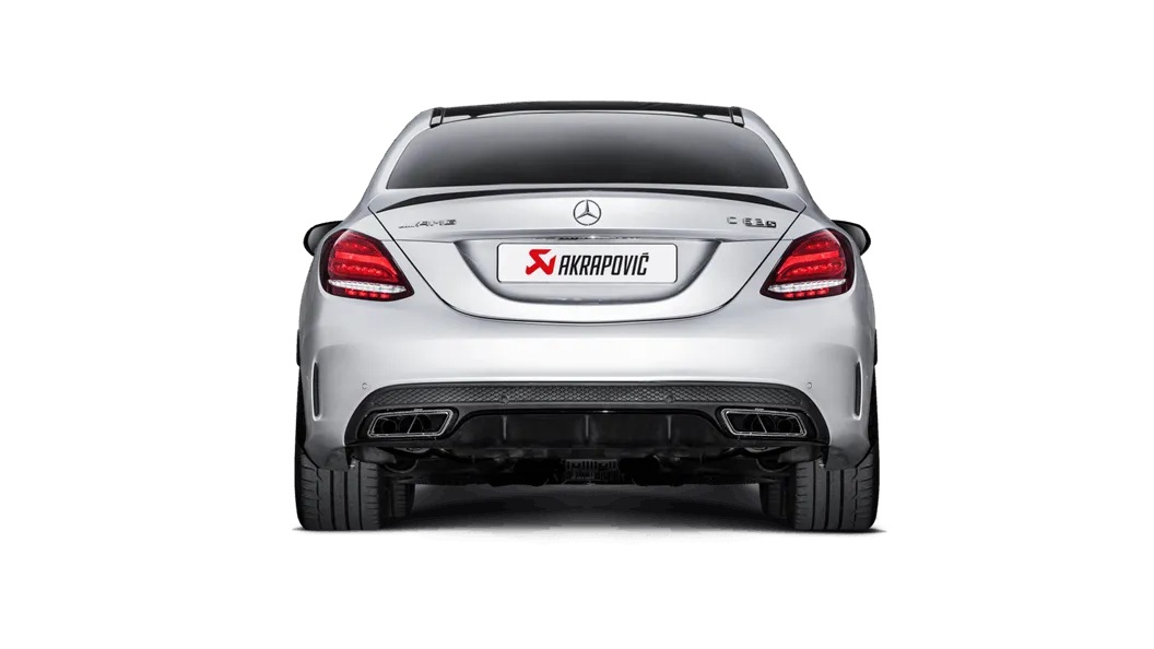 AKRAPOVIC exhaust system for Mercedes C63 Sedan AMG W205