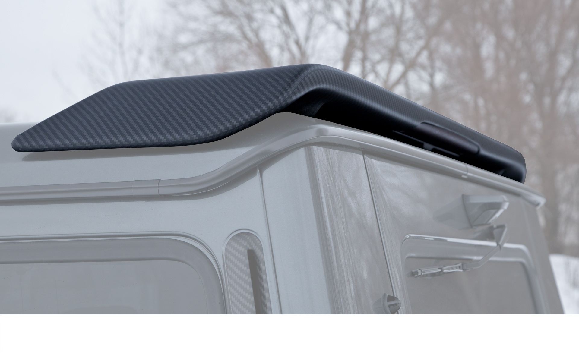 Hodoor Performance Carbon fiber trunk spoiler BRABUS Style for Mercedes G-class W463
