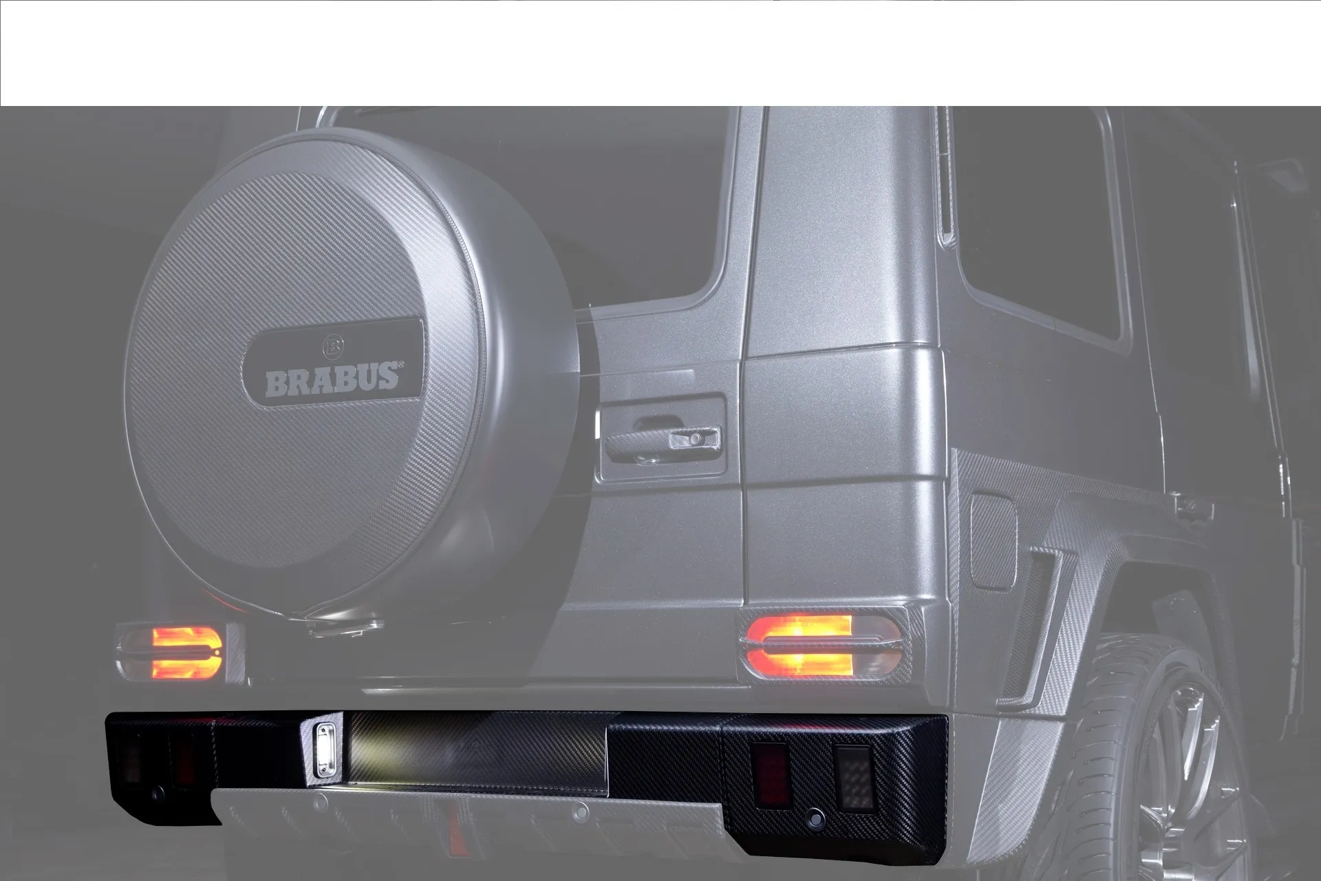 Carbon fiber rear bumper for Mercedes G-class W463