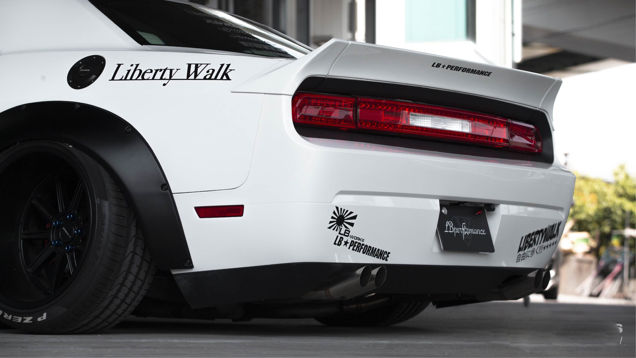 Liberty Walk Works body kit for Dodge Challenger new model