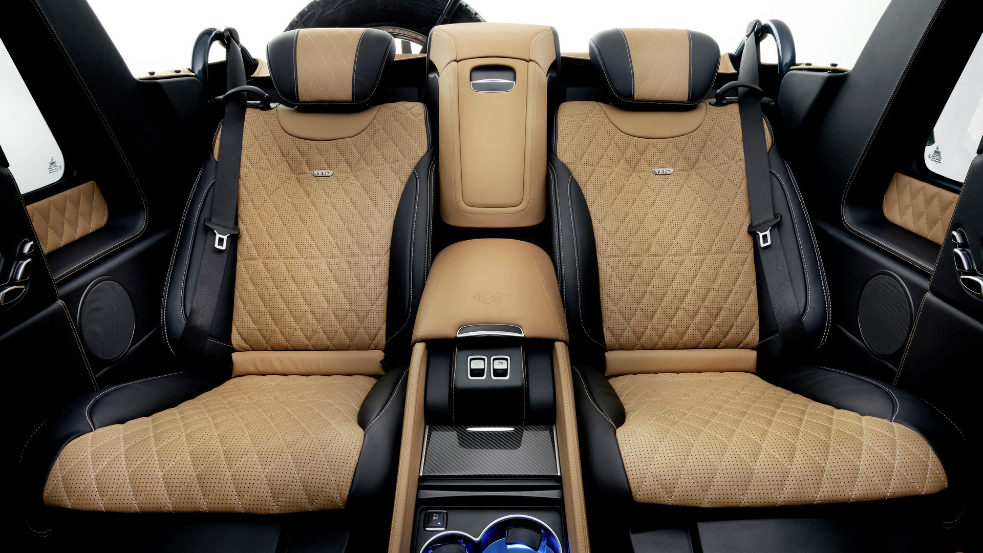Carbon fiber split seats for Mercedes G-class W463