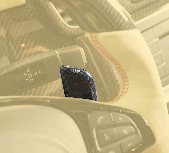 Carbon fiber gearshift lobes for Mercedes G-class W463