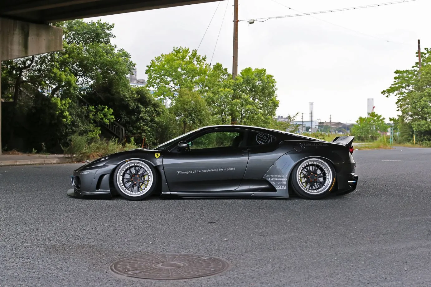 Liberty Walk Silhouette Works body kit for Ferrari F430 new model