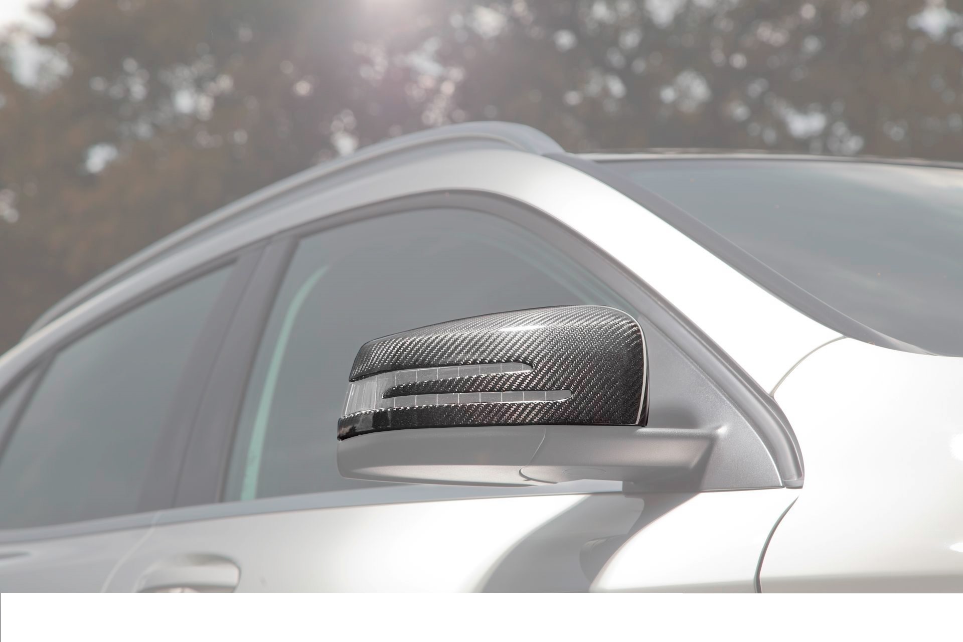 Hodoor Performance Carbon fiber covers for mirrors 45 AMG Style for Mercedes GLA-class X156