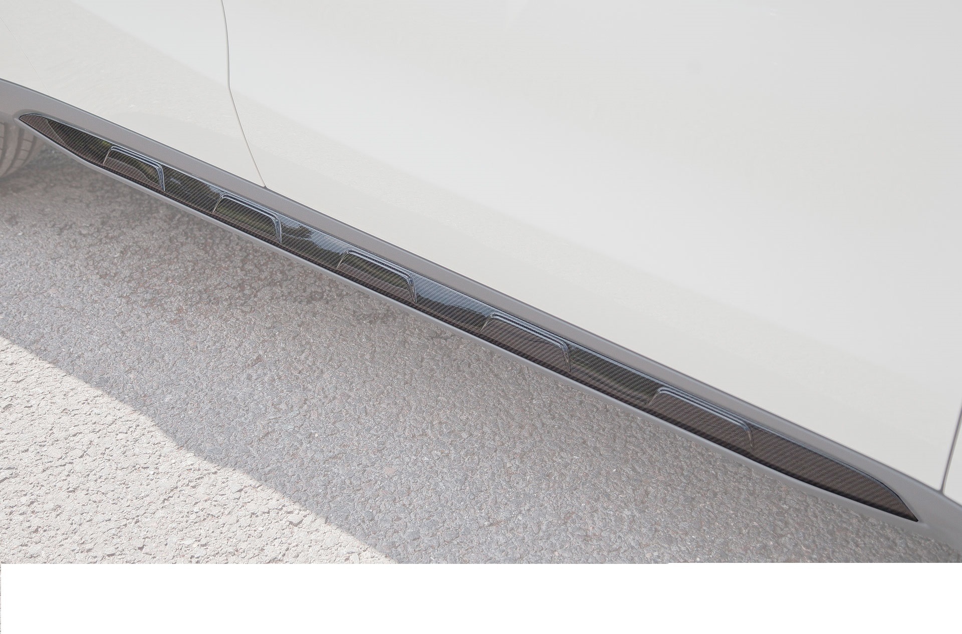 Hodoor Performance Carbon fiber door sill pads 45 AMG Style for Mercedes GLA-class X156
