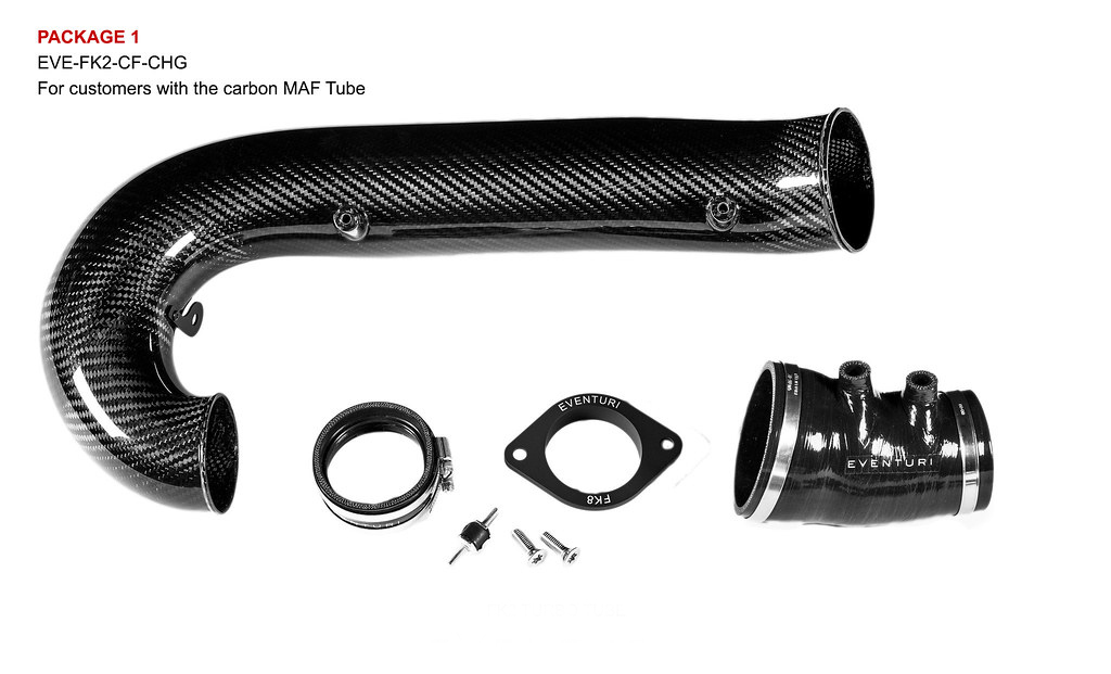 Eventuri Carbon fiber Intake systems for HONDA CIVIC TURBO TUBE FK2