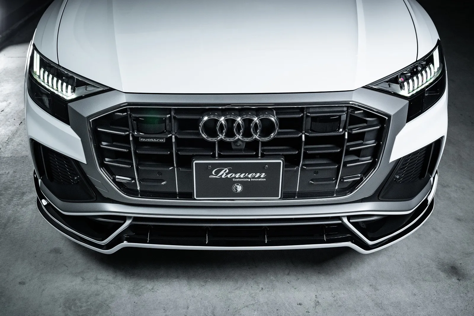Rowen body kit FRONT BUMPER SPOILER  for AUDI Q8 55TFSI quattro S Line latest model