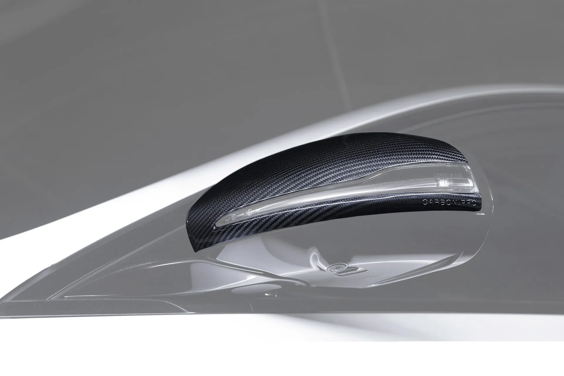 Hodoor Performance Carbon fiber mirror linings for Mercedes GLC-class