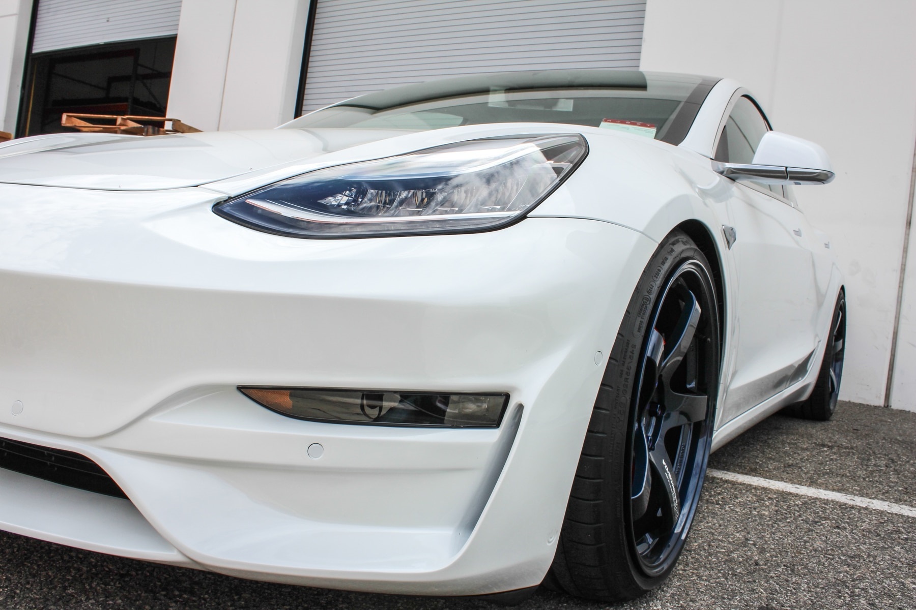 Unplugged Performance Ascension Front Fascia System for Tesla Model 3 carbon fiber