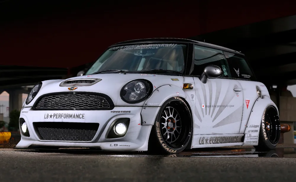Liberty Walk natoon body kit for Mini Cooper new model