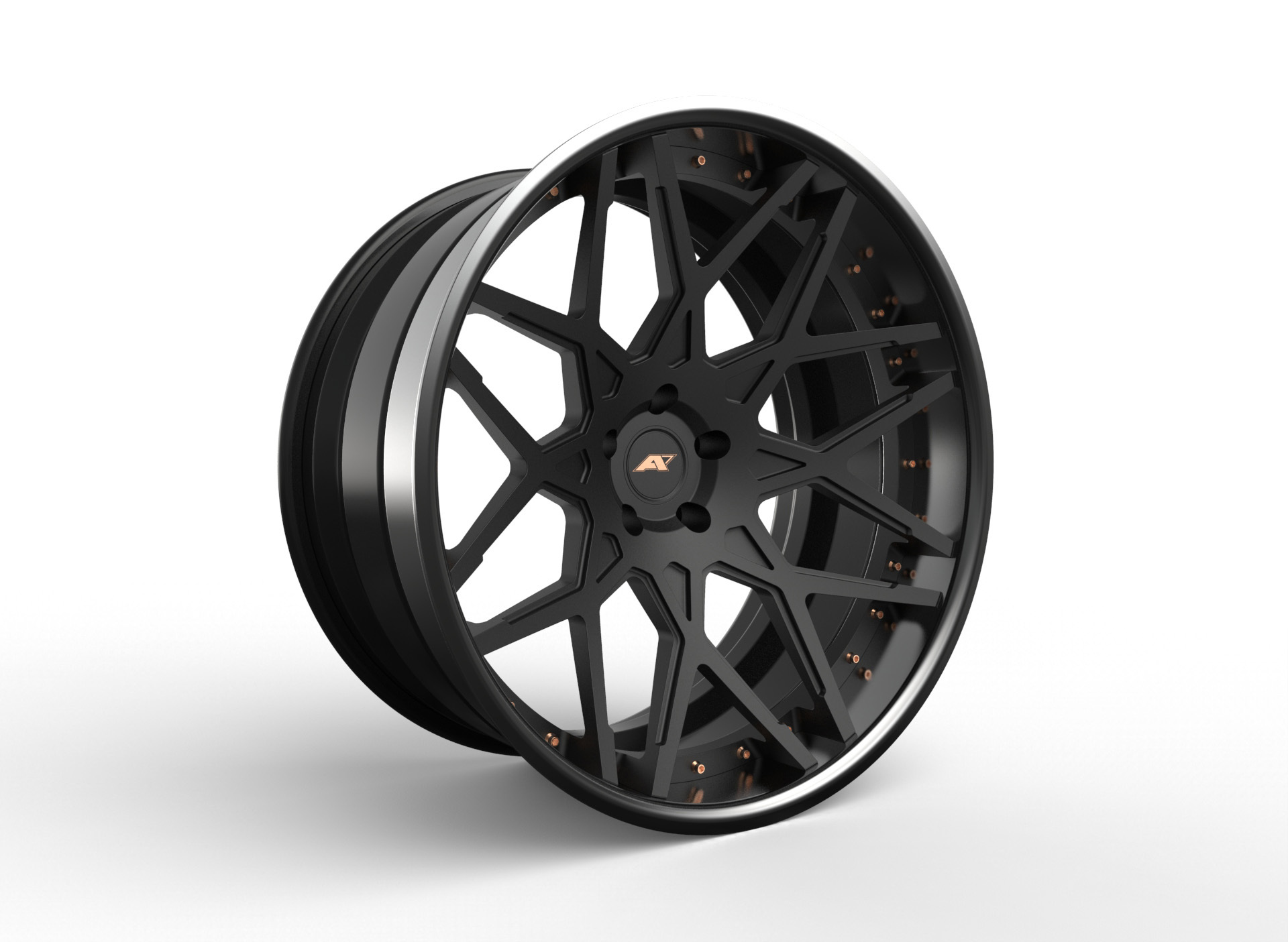 AMP Forged Wheels AMP 8V-3P FLAT LIP