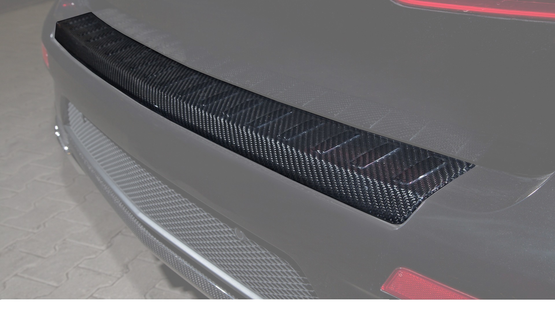 Hodoor Performance Carbon fiber rear bumper trim 63 AMG Style for Mercedes GLE-class W166