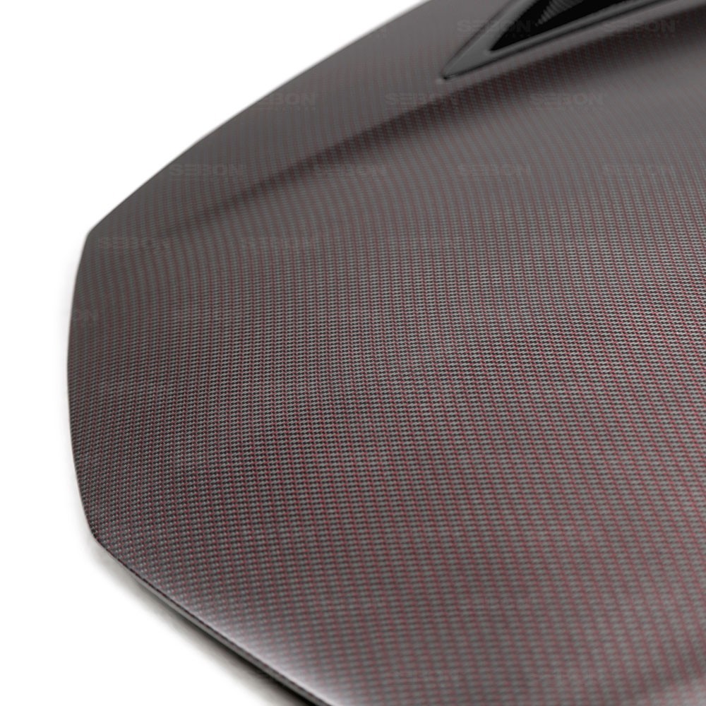 SEIBON OEM-STYLE DRY RED CARBON HOOD FOR  ACURA NSX latest model