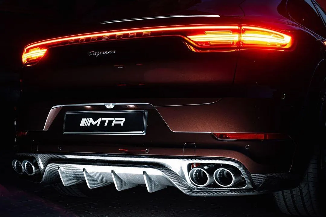 Check price and buy MTR Design Wide Body Carbon Fiber kit for Porsche Cayenne Coupe