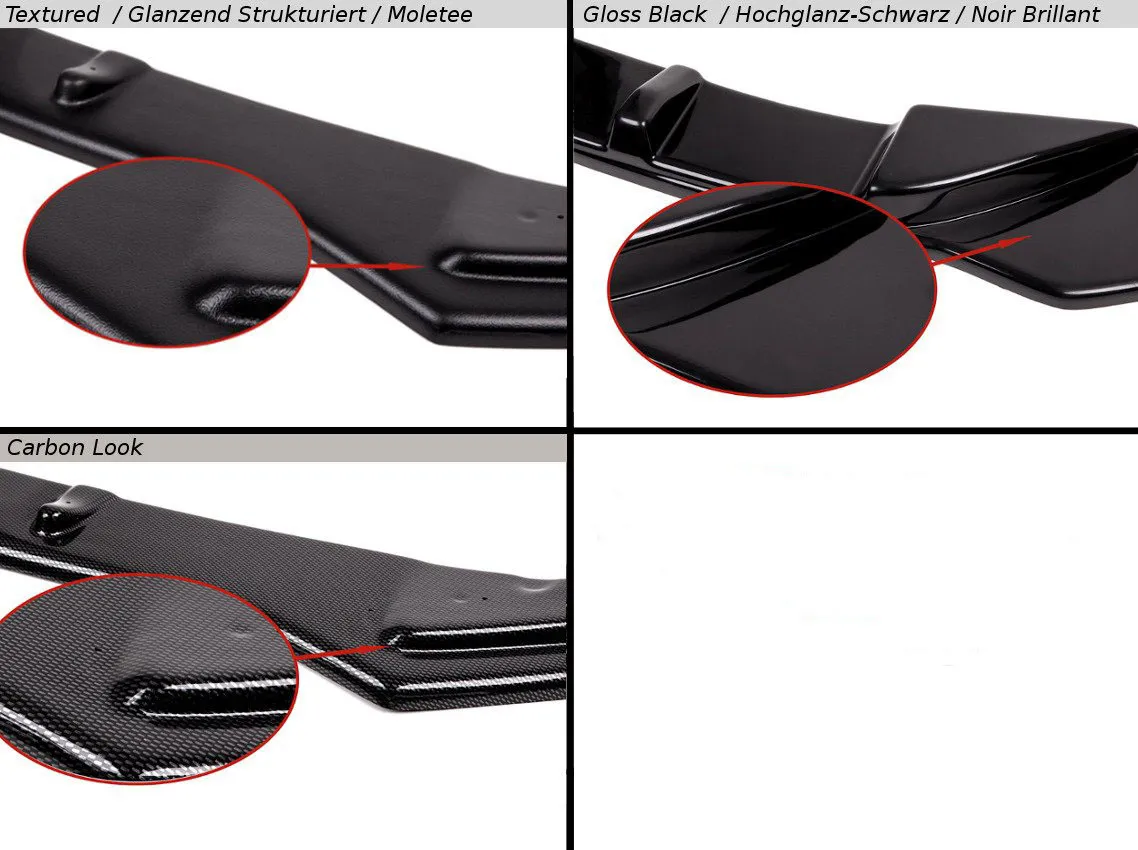 Maxton Design FRONT SPLITTER V.1 FOR BMW 1 F20/F21 M-POWER abs plastic