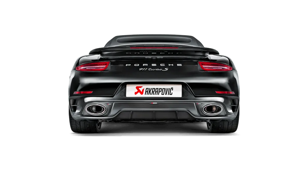 AKRAPOVIC exhaust system for PORSCHE 991 Turbo and Turbo S