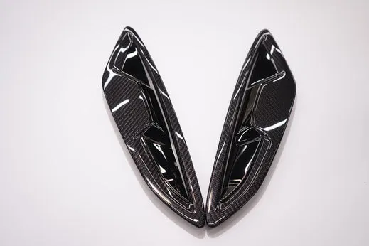 Carbon fiber fender inserts "Big" for BMW 8
