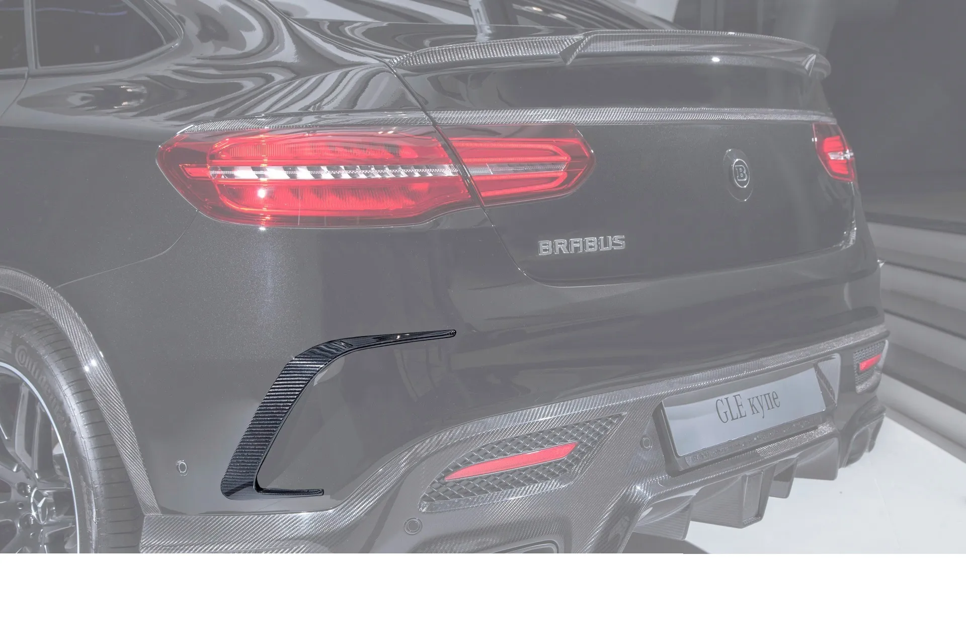 Carbon fiber rear bumper air intakes 63 AMG for Mercedes GLE coupe C292