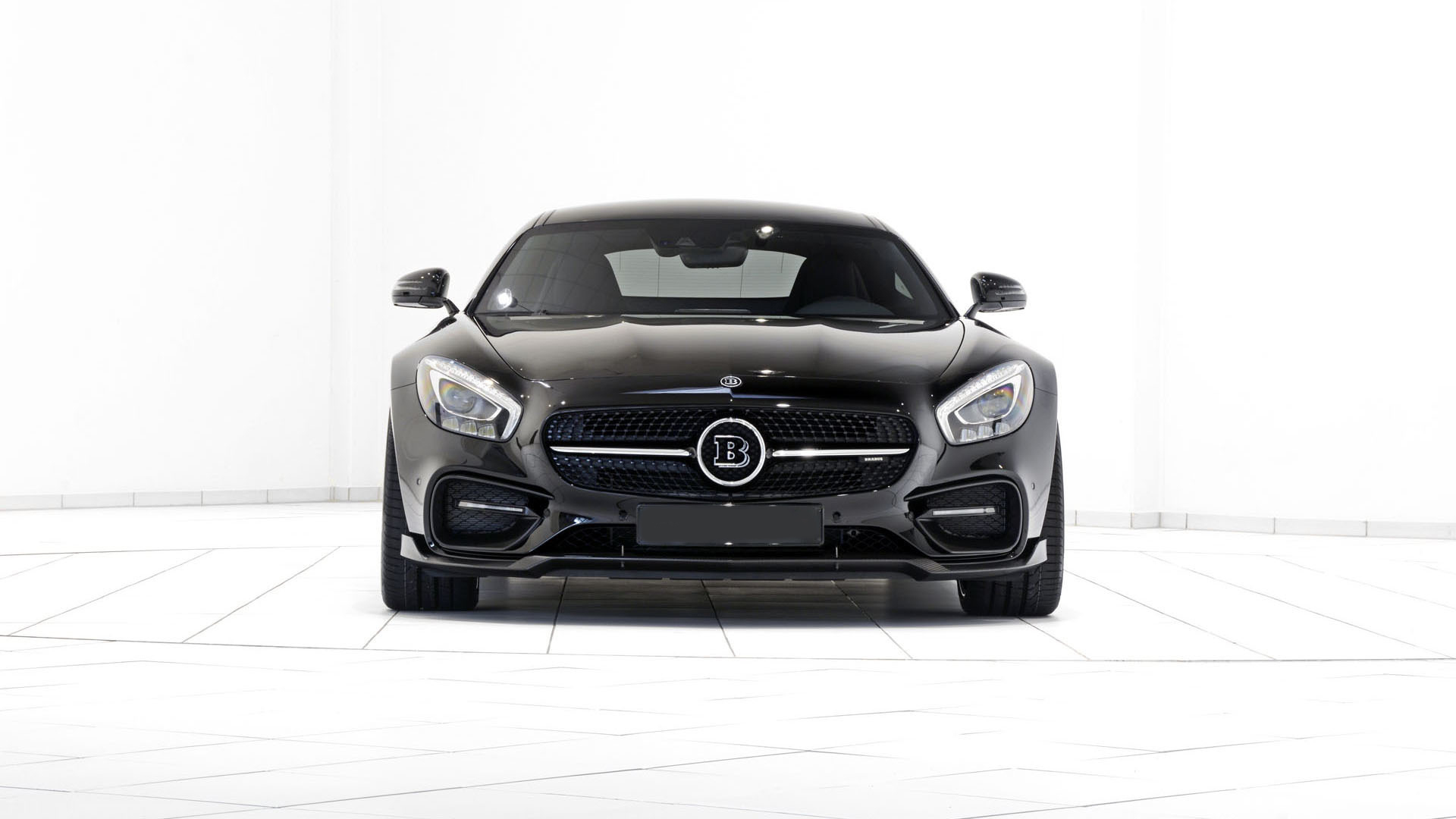 Carbon fiber front bumper spoiler  for Mercedes GT-class C190