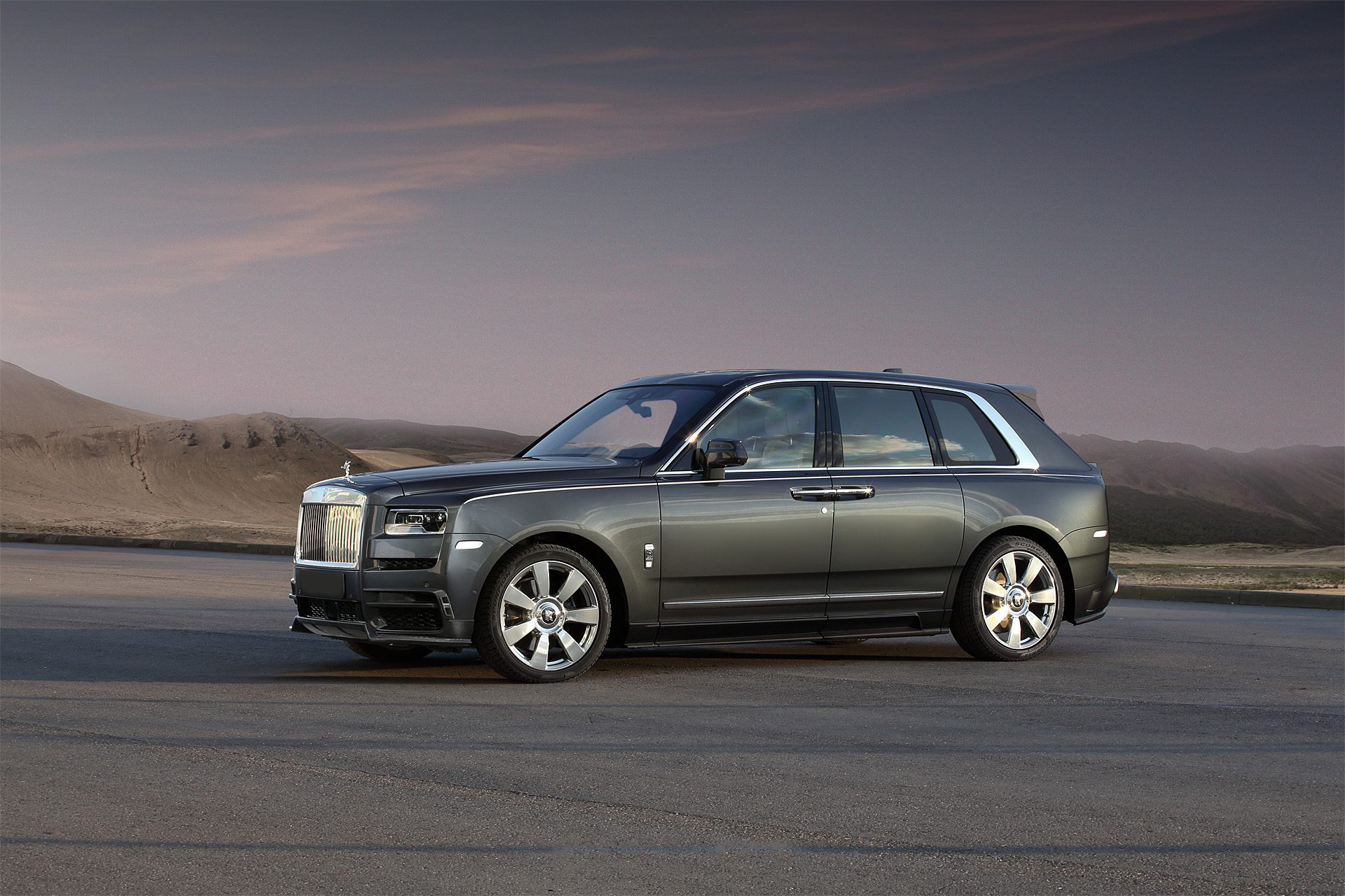 Hodoor Performance Carbon fiber Side Skirts for Rolls Royce