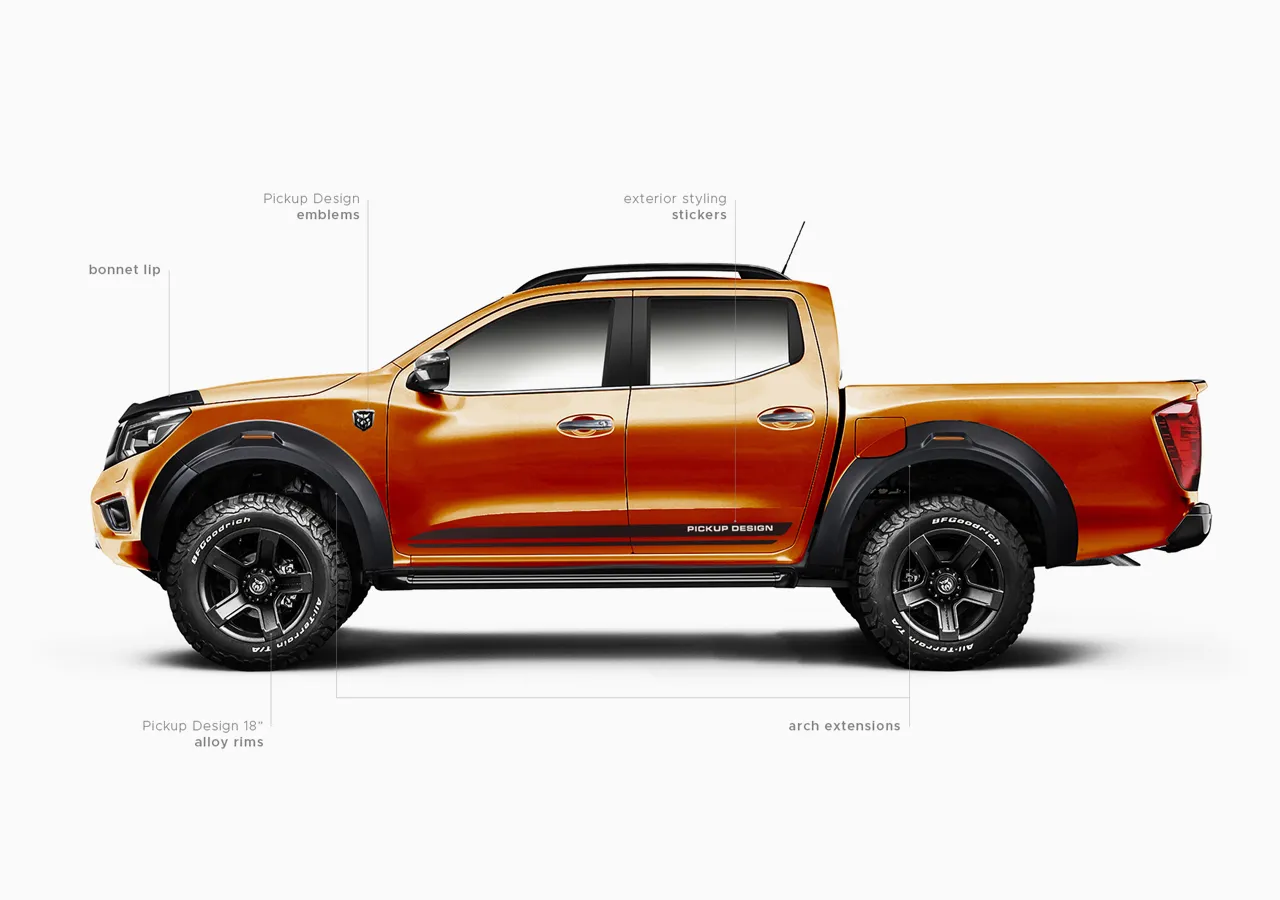 Carlex Design body kit for Nissan Navara PRIME KIT new model
