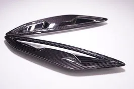Carbon fiber fender inserts "Big" for BMW 8