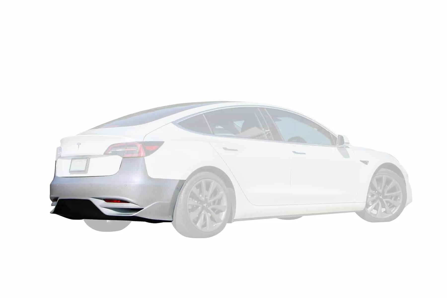 Unplugged Performance Ascension Rear Bumper and Diffuser System for Tesla Model 3