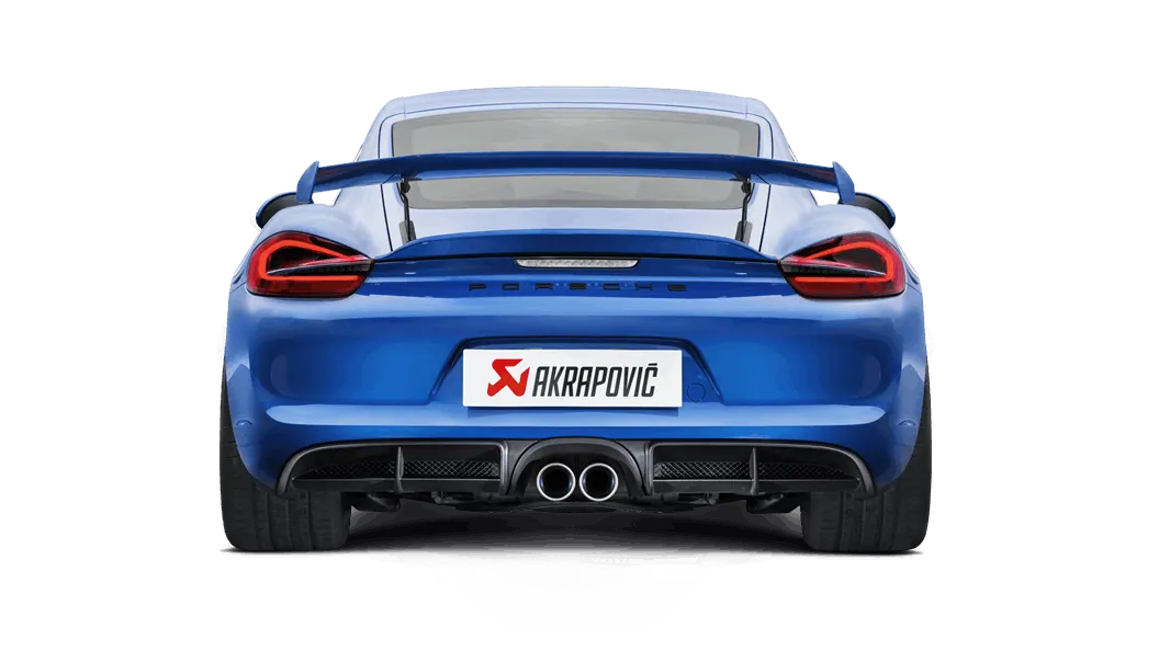 AKRAPOVIC exhaust system for Porsche Cayman GT4 (981)