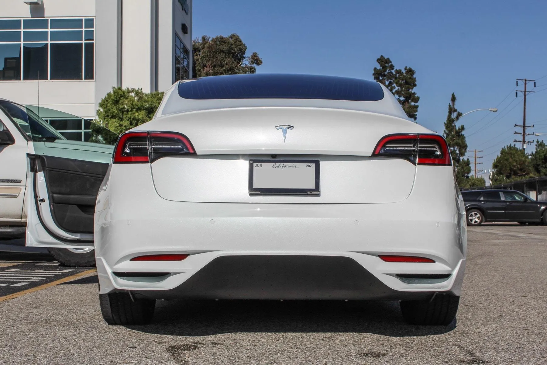 Unplugged Performance Ascension Rear Bumper and Diffuser System for Tesla Model 3 new style