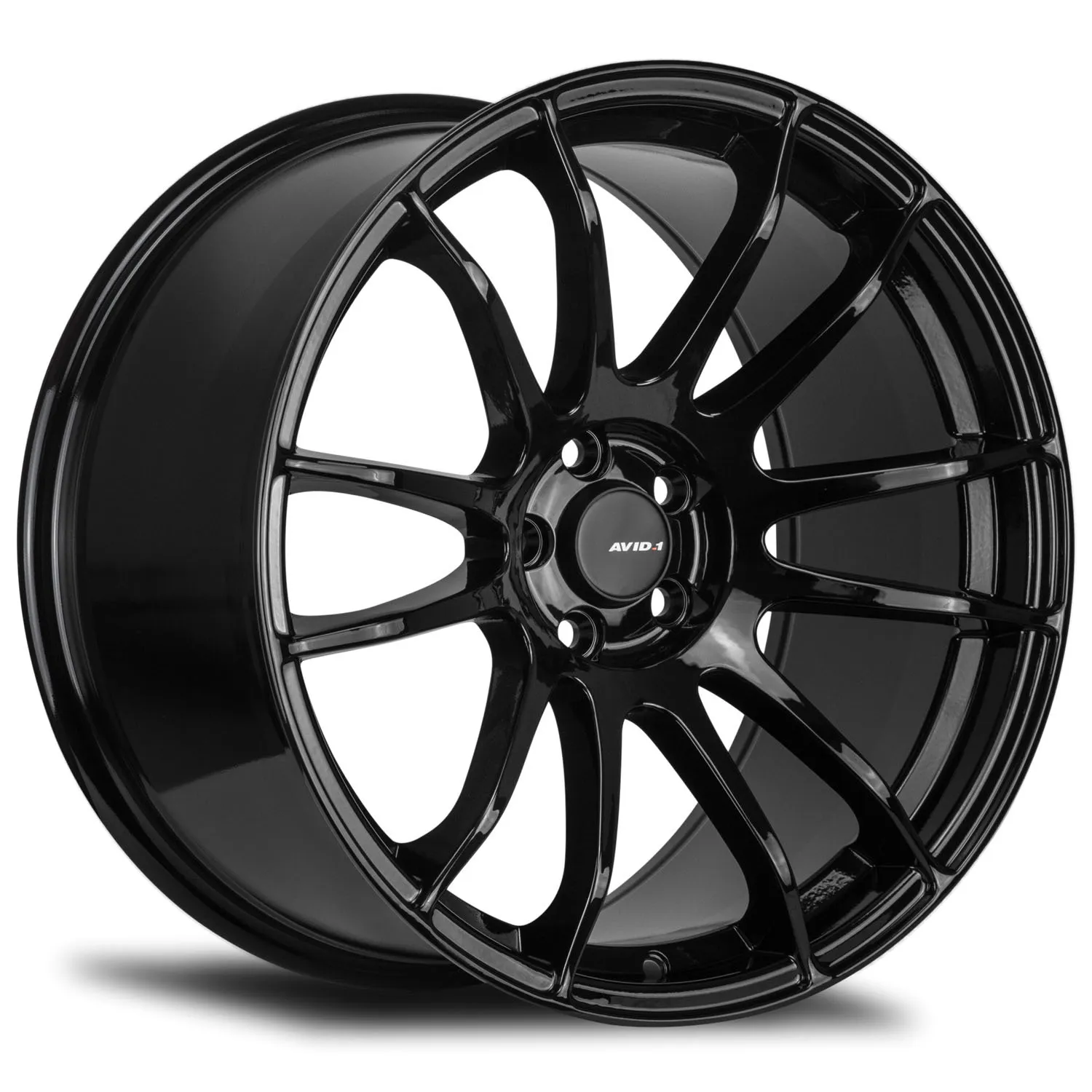 AVID1 AV.20 Gloss Black light alloy wheels
